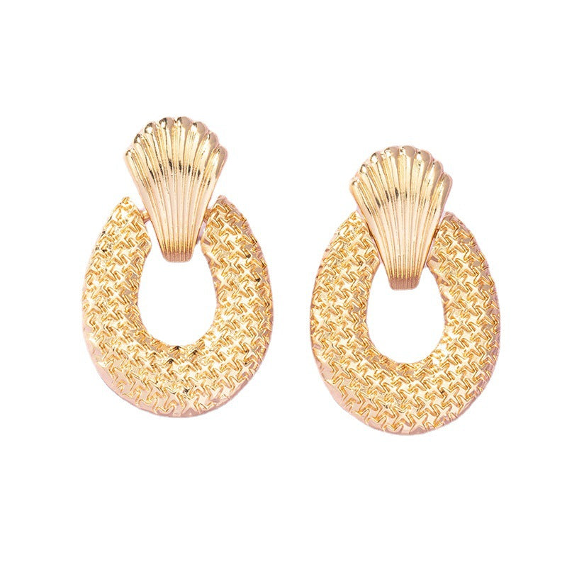 Exaggerated Metal Alloy Earrings Set with Wholesale Summer Vibes