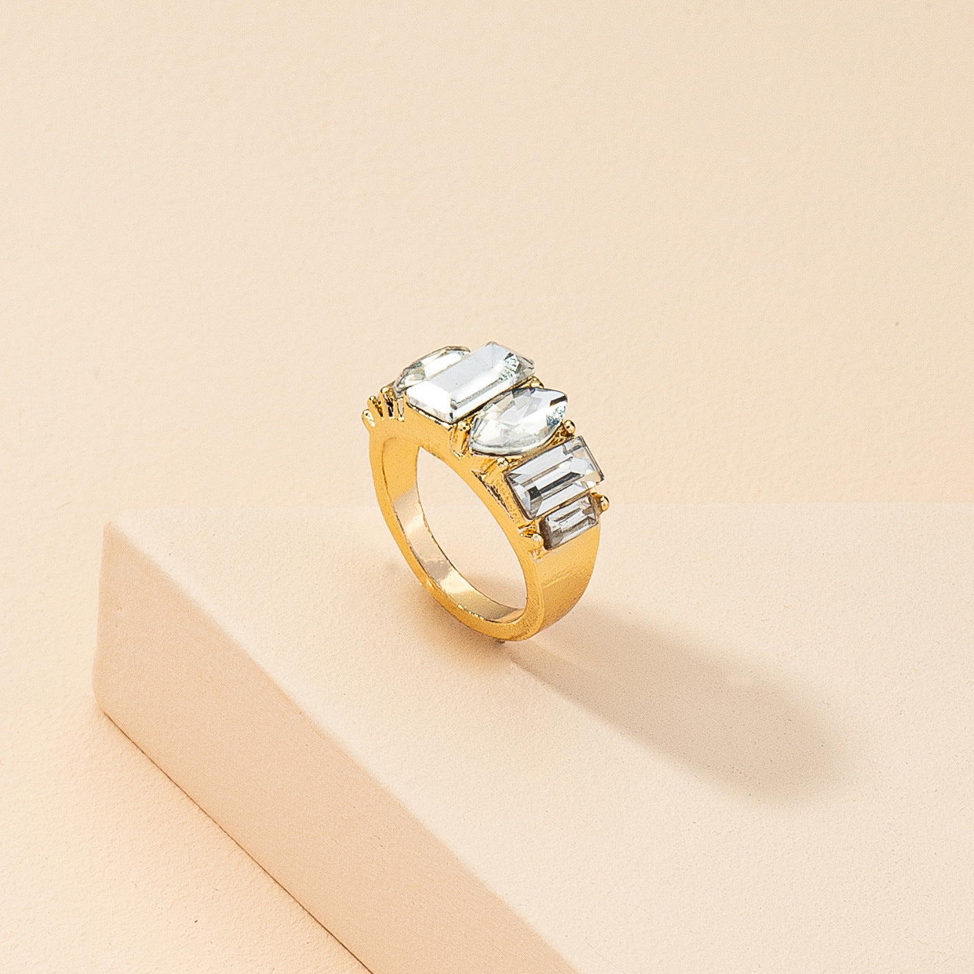 Frosty Chic Zircon Ring - Vienna Verve Collection