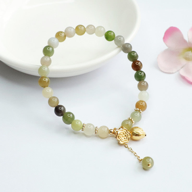 Fortune's Favor Sterling Silver Jade Bracelet