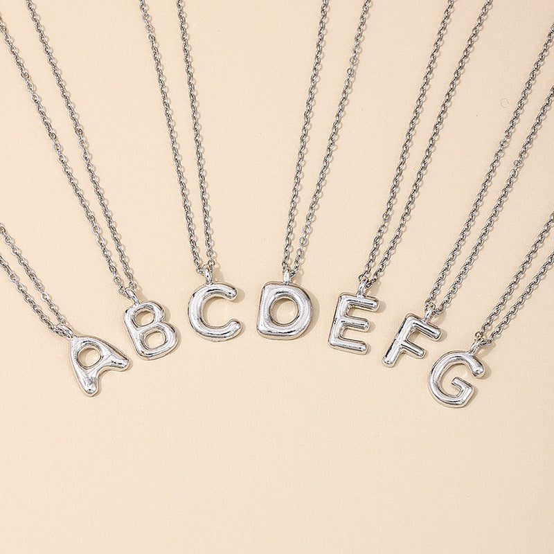 26-Letter Pendant Necklace for Stylish Women - Ideal New Year's Gift