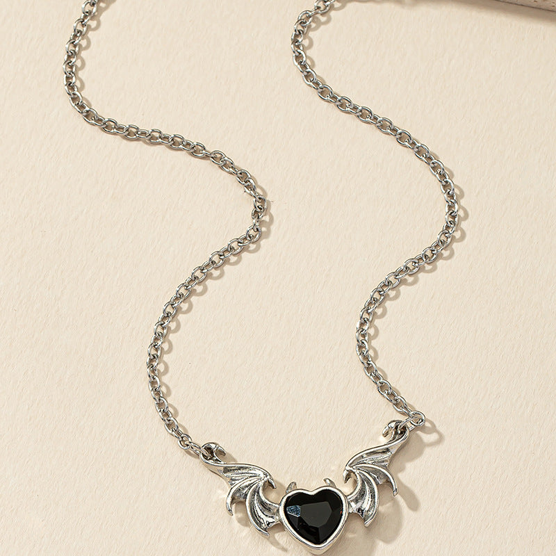 European Charm Devil Wings Necklace - Vienna Verve Collection