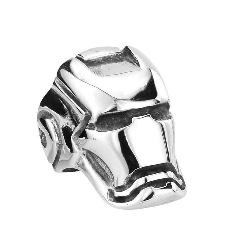 Trendy Titanium Steel Men's Ring - IronMan Inspired Jewelry for Wholesale