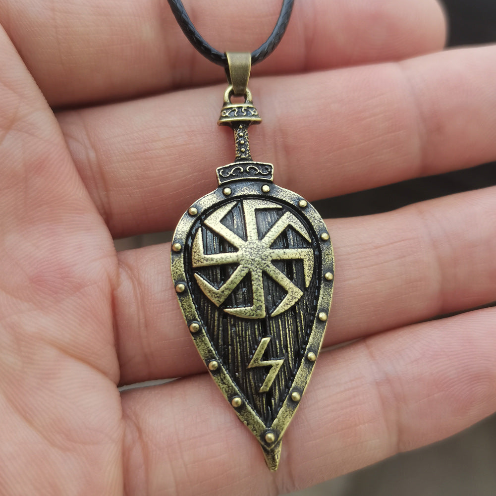 Viking Rune Pendant Necklace - Norse Legacy Collection