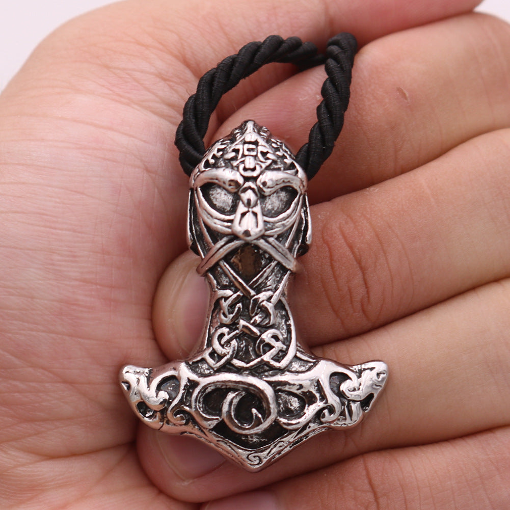 Viking Odin Metal Necklace - Nordic Heritage Collection