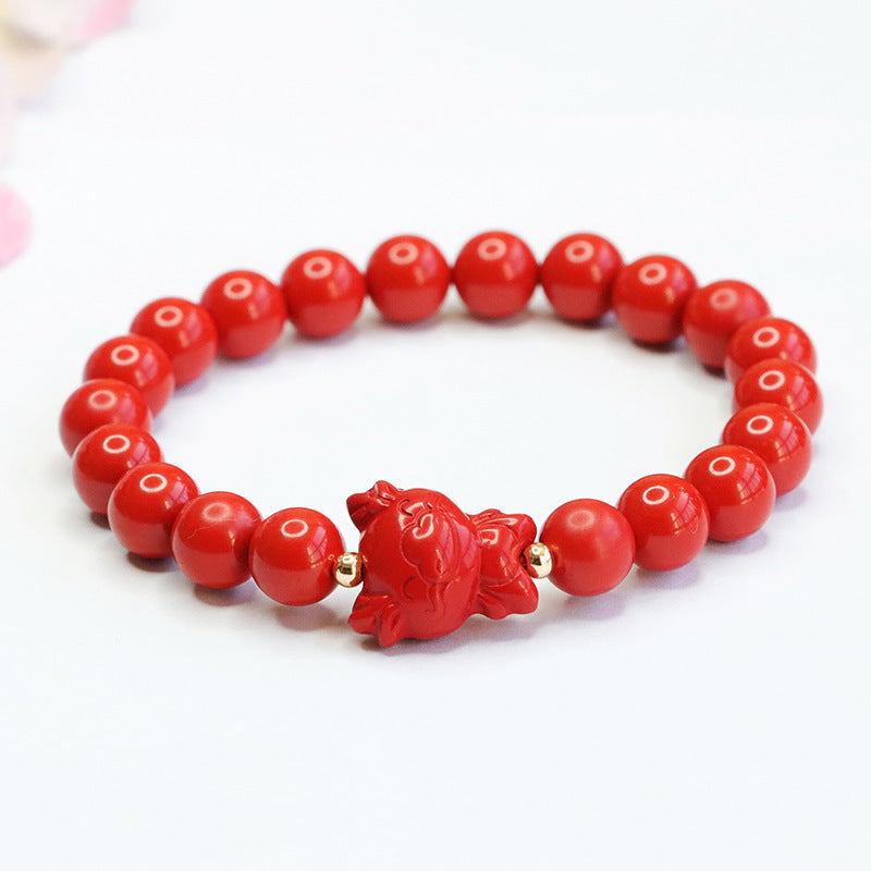 Cinnabar 12 Zodiac Bracelet