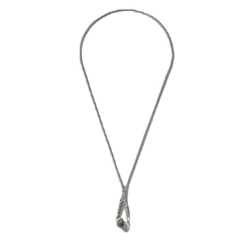 Metal Earphone Necklace with Unique Male Niche Design - Vienna Verve Collection