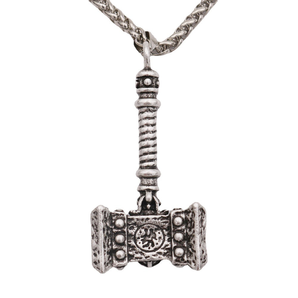 Viking Thor's Hammer Necklace - Norse Legacy Collection