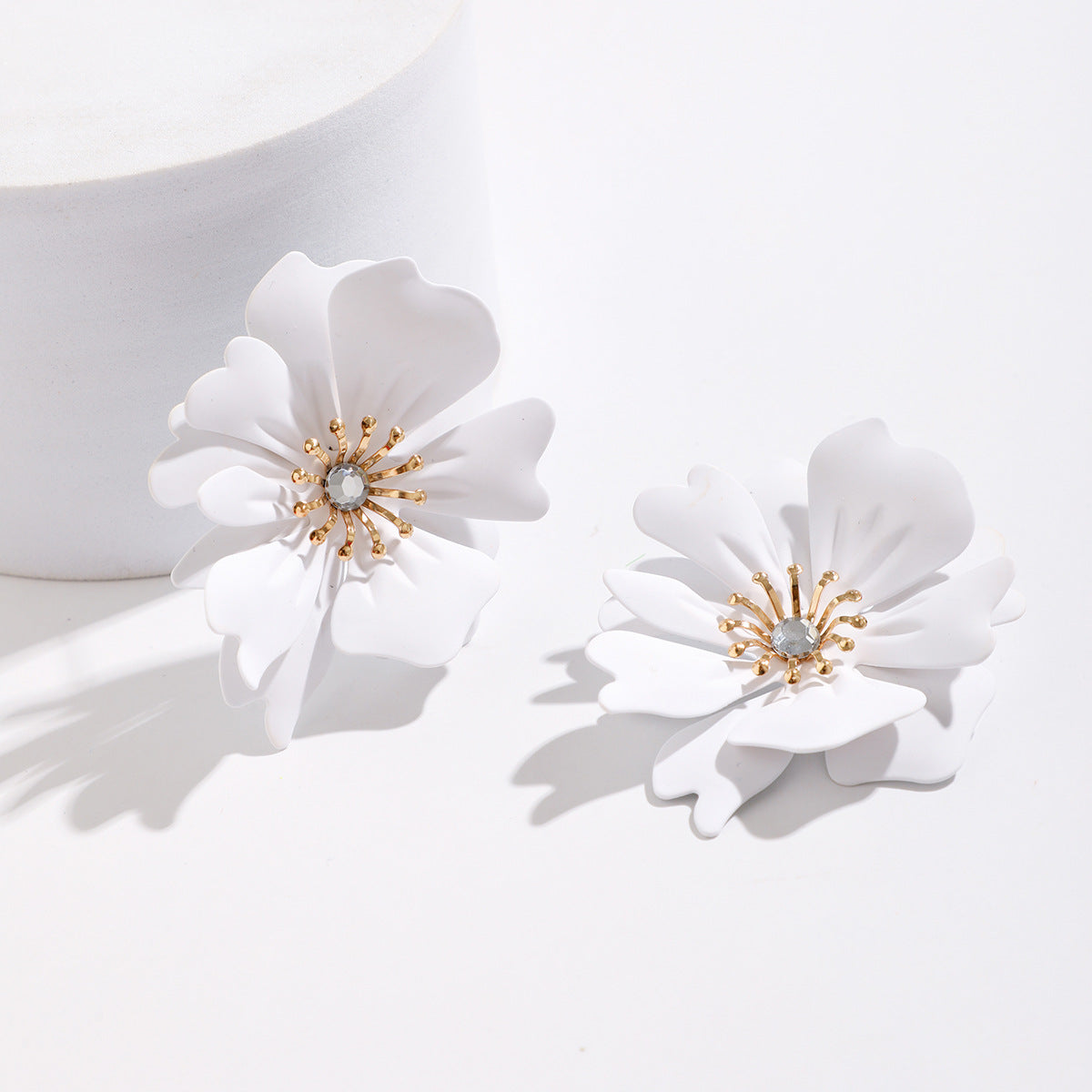 Dopamine Flower Earrings - Vienna Verve Collection - Sterling Silver Needle