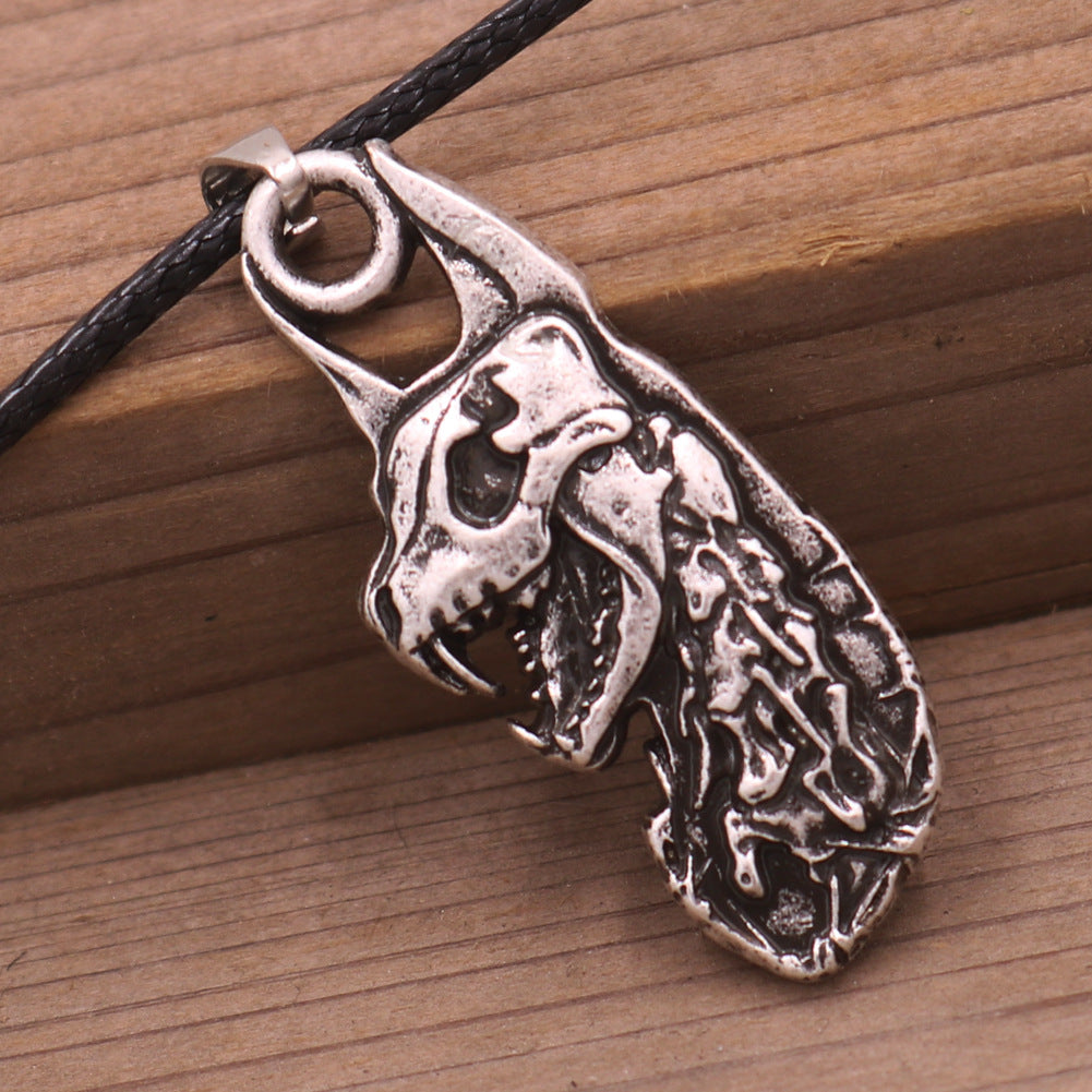 Dino Alloy Pendants - Stylish Men's Necklace from Norse Legacy