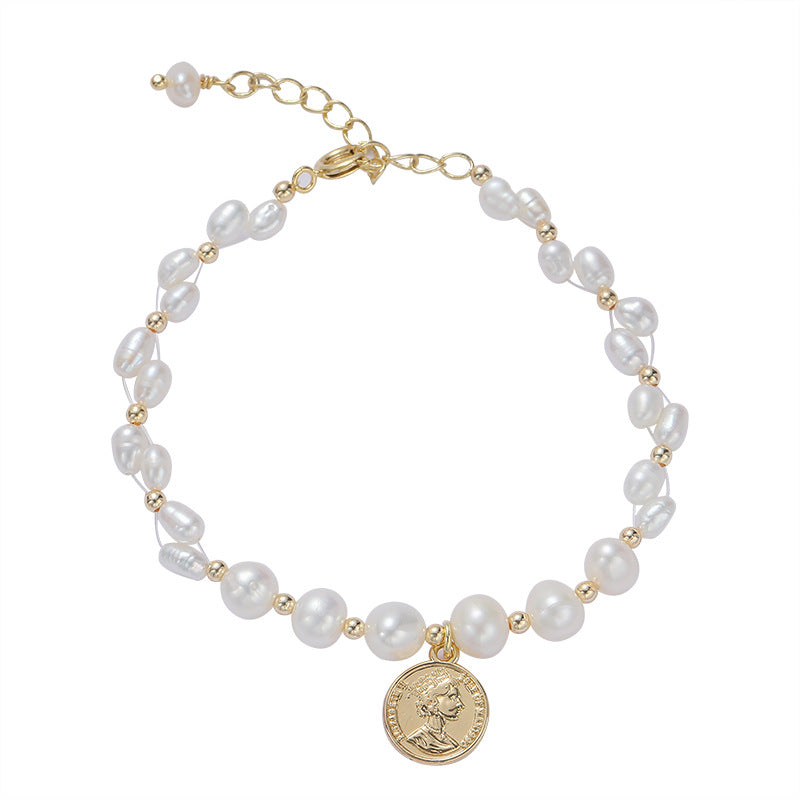 Fortune's Favor Freshwater Pearl Sterling Silver Bracelet