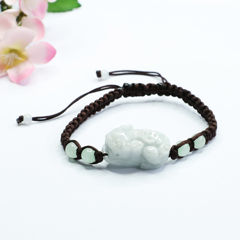 Fortune's Favor Sterling Silver Jade Bracelet