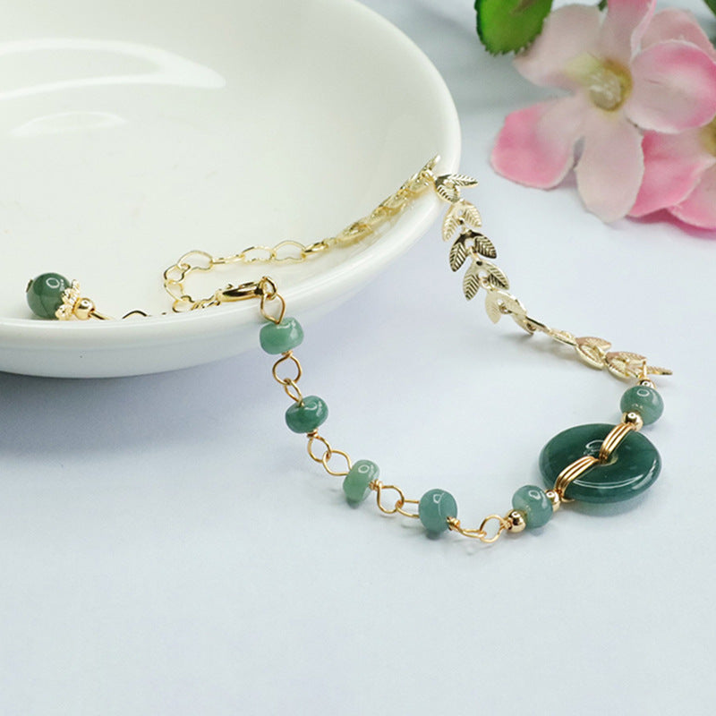 Fortune's Favor Sterling Silver Jade Bracelet