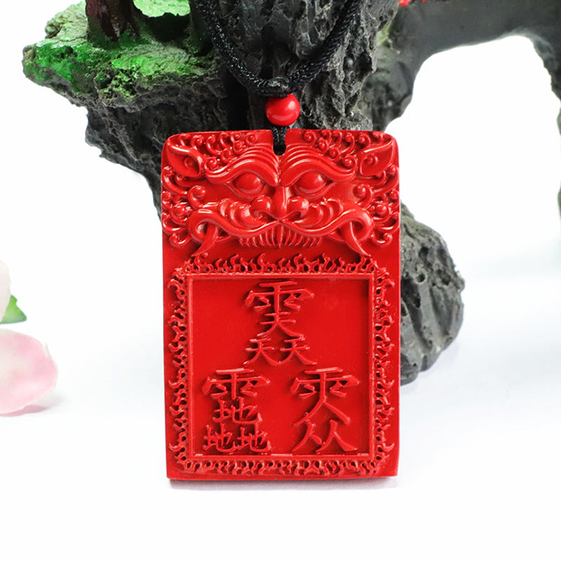 Vermilion Sand Pendant: Symbol of Mystical Energy and Ancient Tales