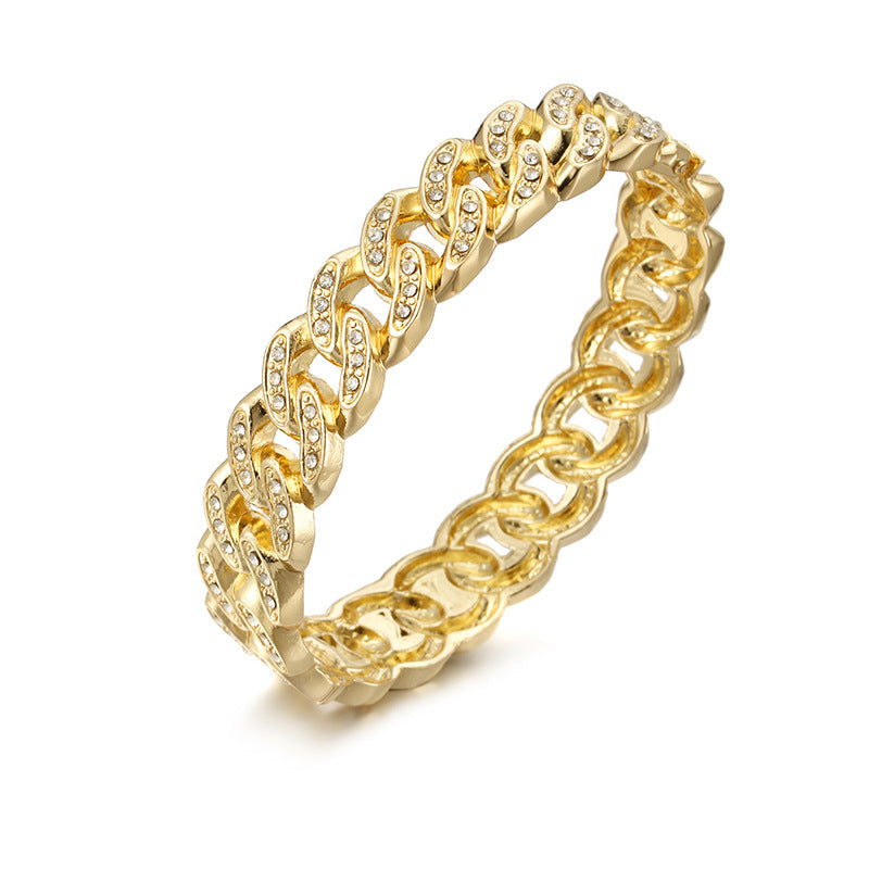 Twist Chain Bracelet in Zinc Alloy - Vienna Verve Collection