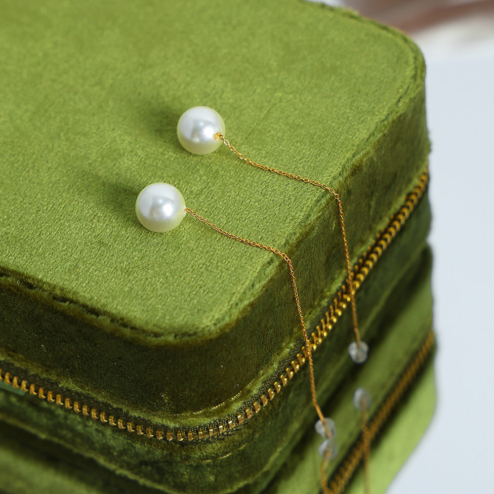 Pearl Drop Earrings: Chic and Elegant Cross-border Internet Sensation