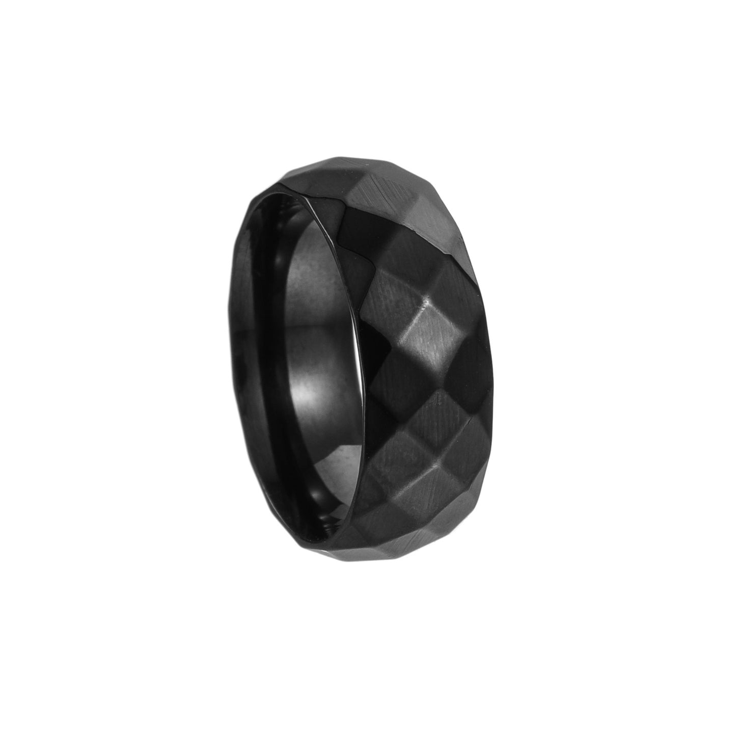 Geometric Stainless Steel Men's Ring by Planderful - Everyday Genie Collection