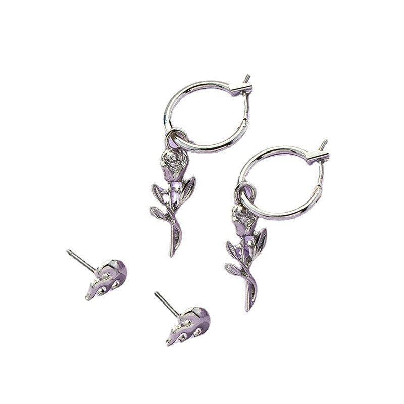 Eastern Blossom Earrings - Stylish Women's Metal Ear Accessories from Planderful Collection