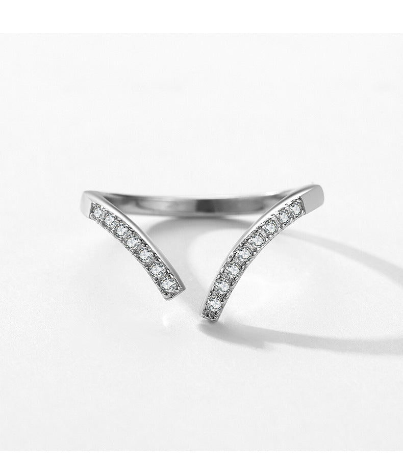 Sterling Silver Zircon Ring - Everyday Genie Collection