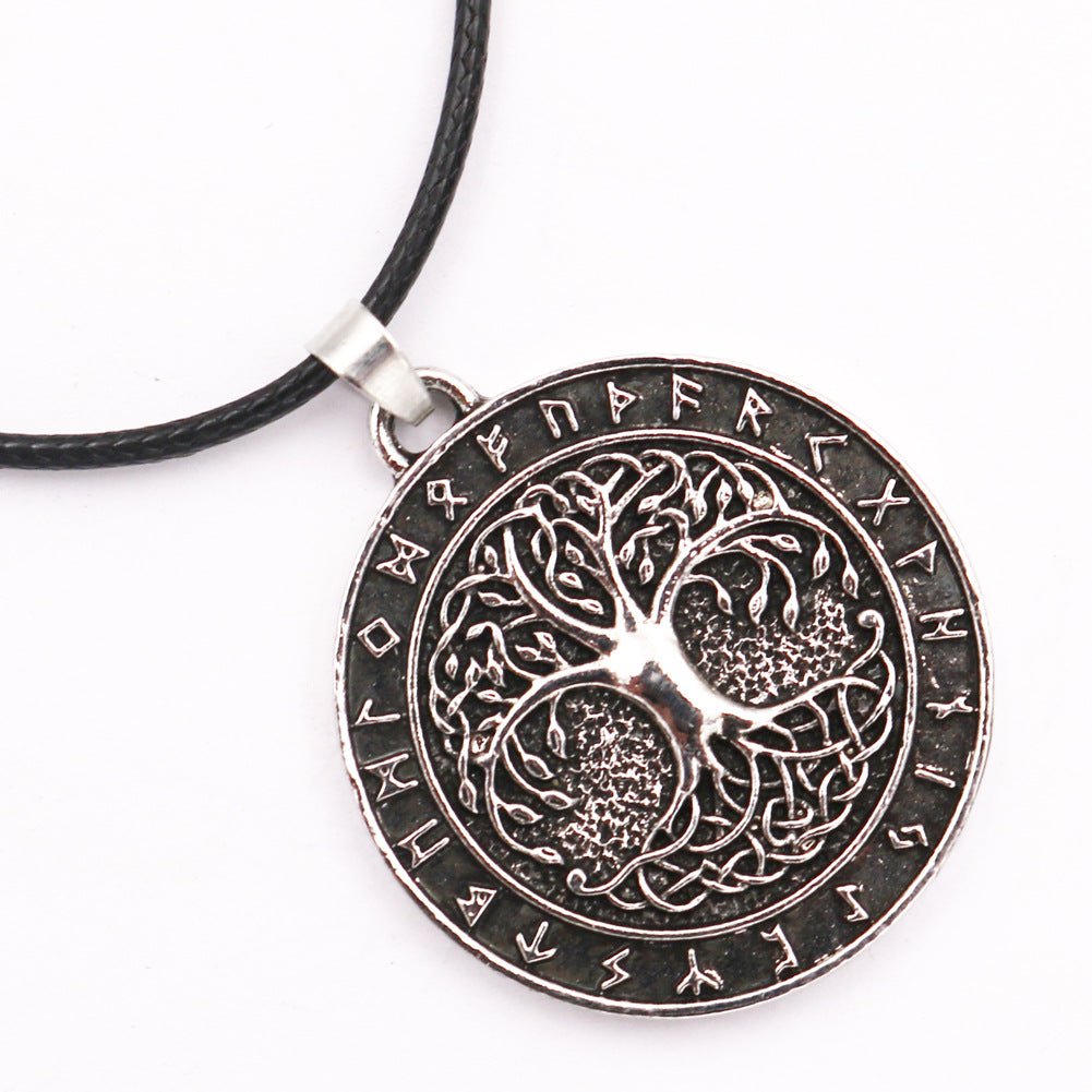 Mystical Norse Legacy Metal Necklace - Wholesale for Men