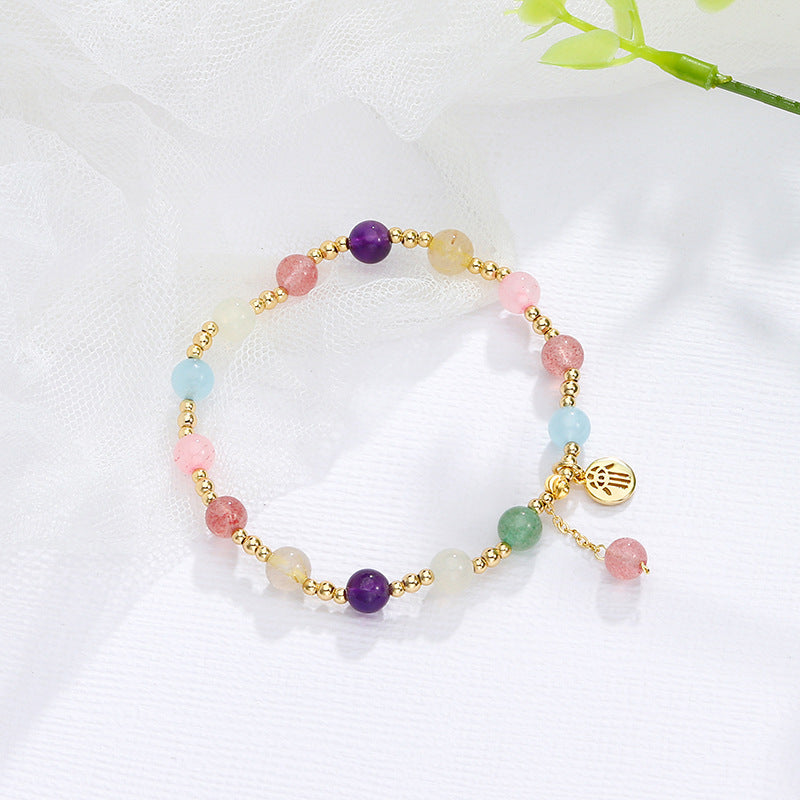 Colorful Crystal Bracelet from Planderful's Fortune's Favor Collection