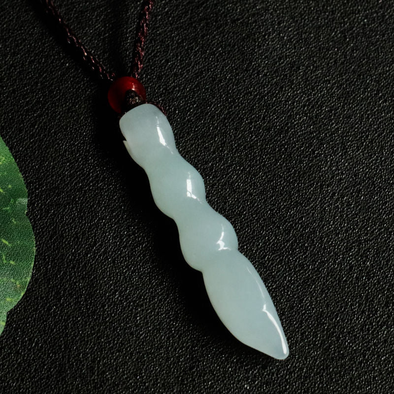 A-grade Jade Pendant Needle Jewelry from Myanmar