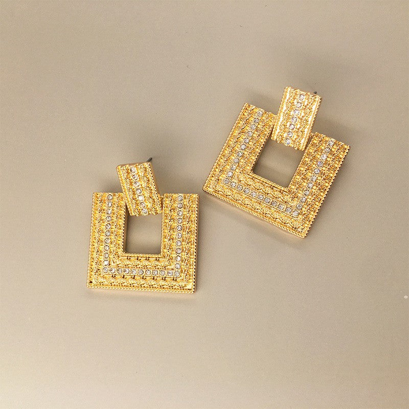 Cross-border Jewelry Factory Wholesale Metal Earrings - Vienna Verve Collection