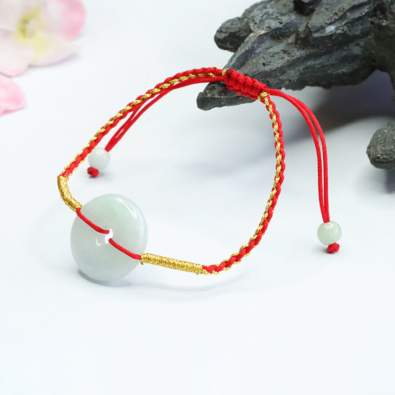 Fortune's Favor Sterling Silver Jade Bracelet