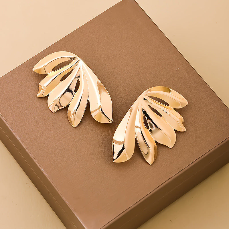 Symmetric Leaf Forest Earrings - Vienna Verve Collection