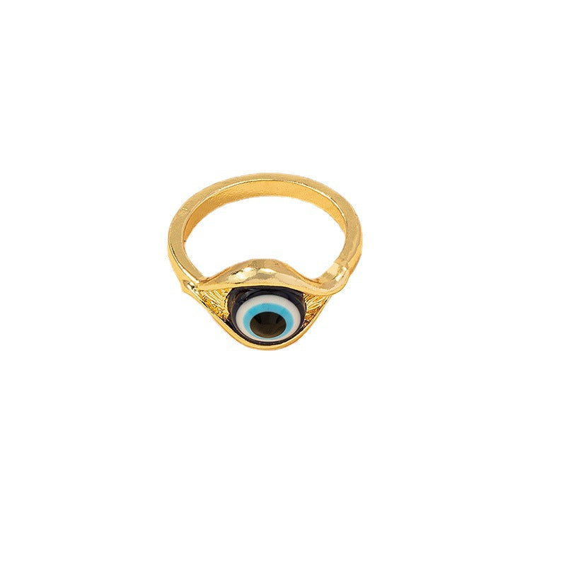 Enchanting Blue Eye Ring - Exquisite Cross-border Fashion Accessory for Women