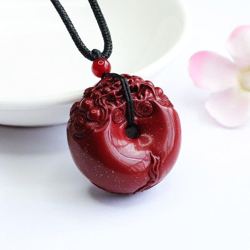 Pixiu Cinnabar Prosperity Pendant