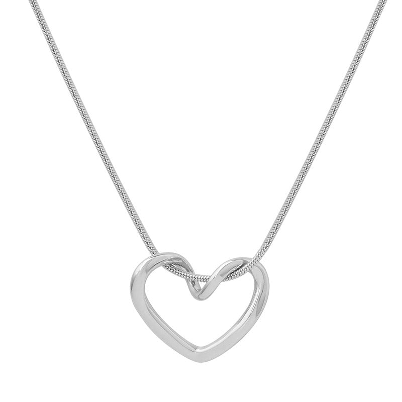 Personalized Titanium Steel Love Pendant Necklace