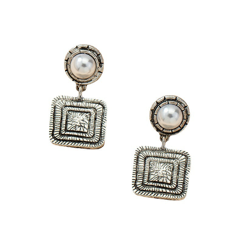 European and American Retro Pearl Earrings - Vienna Verve Collection