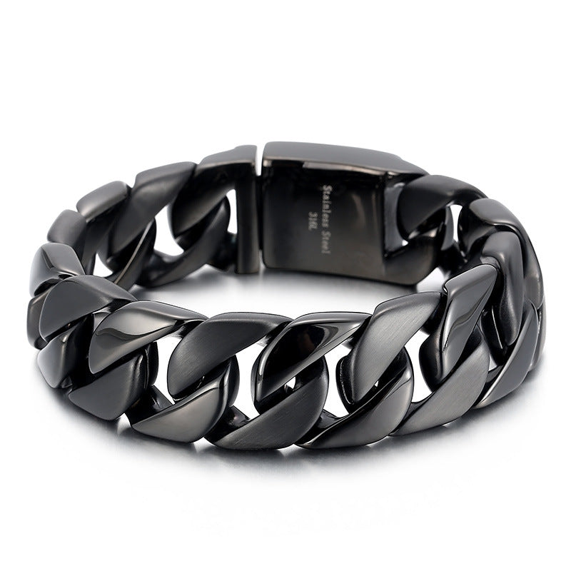 Stylish Personalized Men's Titanium Steel Bracelets for Hipsters