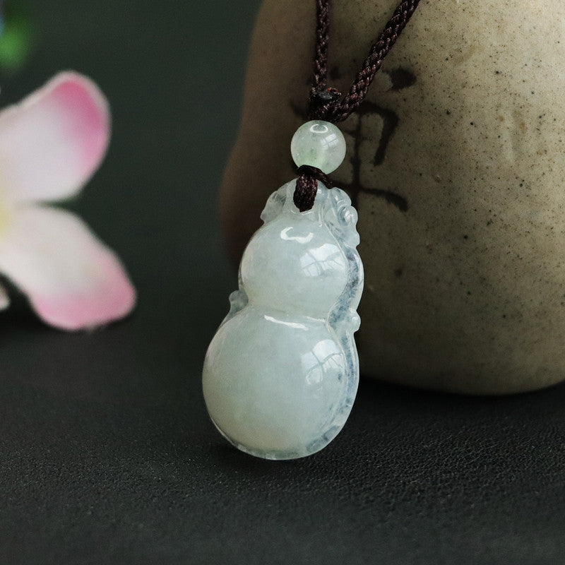 Grade A Gourd Fortune's Favor Jade Pendant