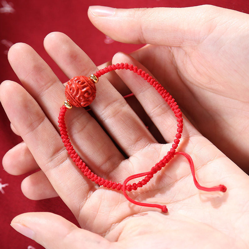 Vermilion Sand Auspicious Cloudscape Pattern Sterling Silver Bracelet