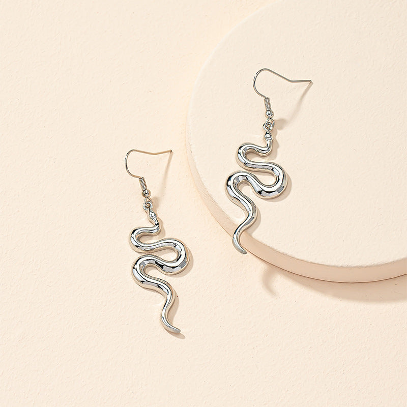 Serpentine Allegiance Alloy Earrings - Vienna Verve Collection