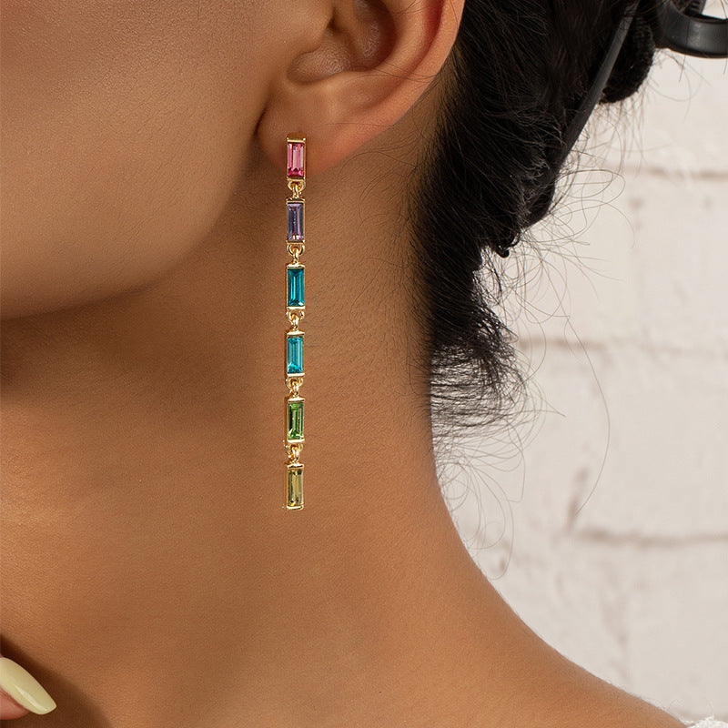 Exaggerated Personality Earrings with a Touch of Luxury