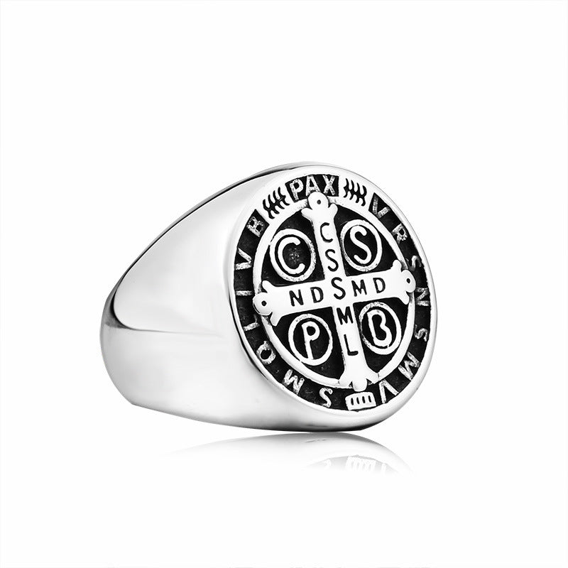 Timeless Titanium Steel Men's Ring - Premium Wholesale Jewelry Collection