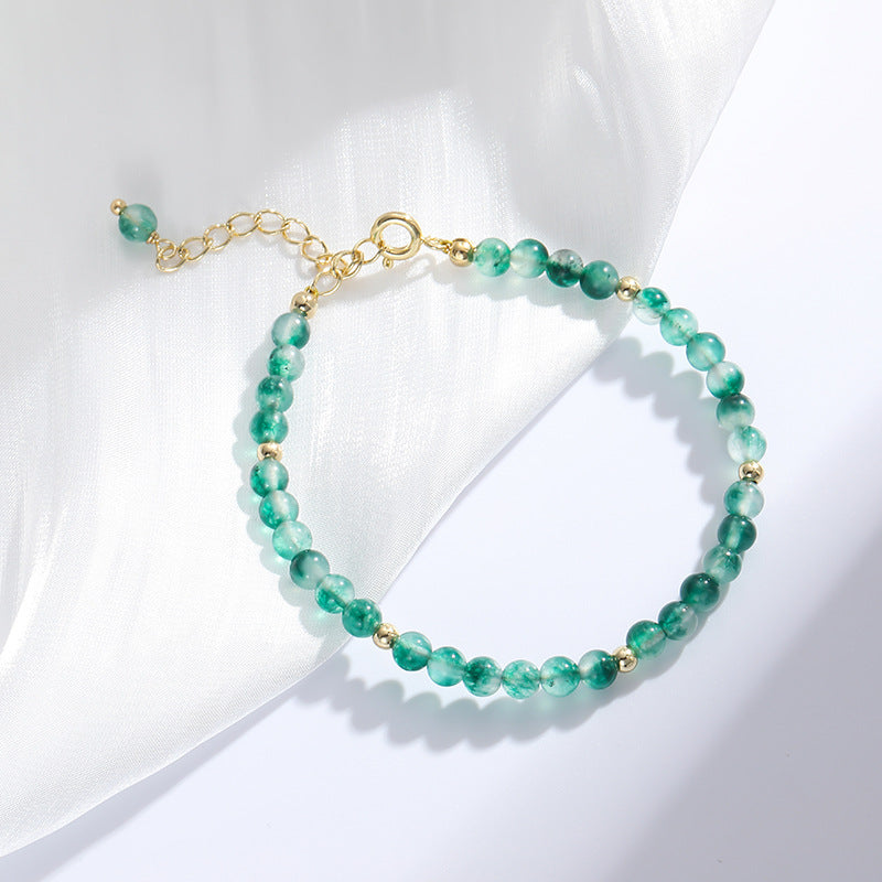 Fortune's Favor Sterling Silver Chalcedony Agate Bracelet