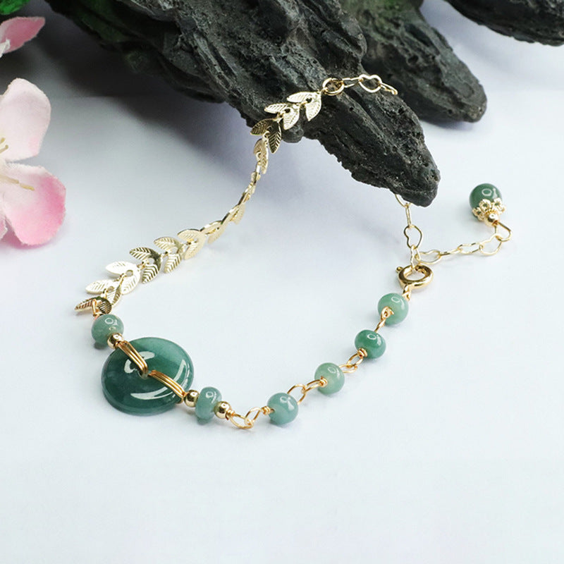 Fortune's Favor Sterling Silver Jade Bracelet