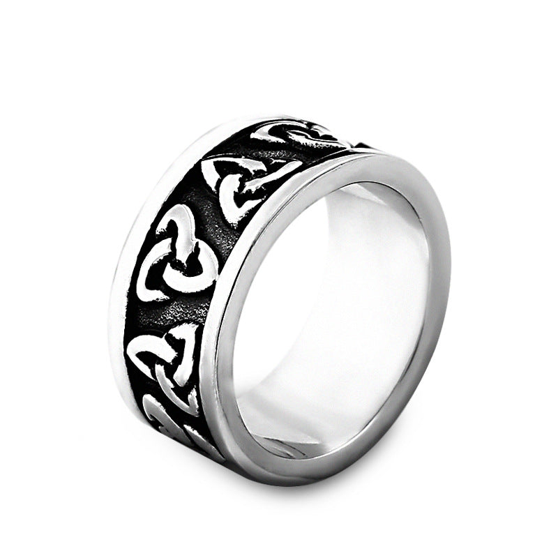 Men's Premium Viking Celtic Festival Ring - Nordic Inspired Jewelry