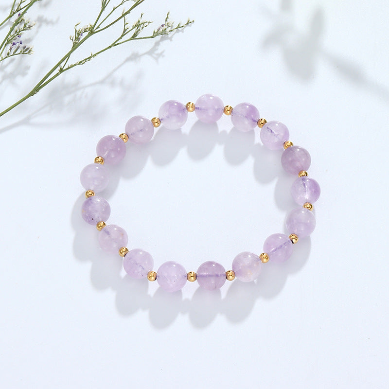 Peach Blossom Crystal Bracelet - Sterling Silver Jewelry Collection