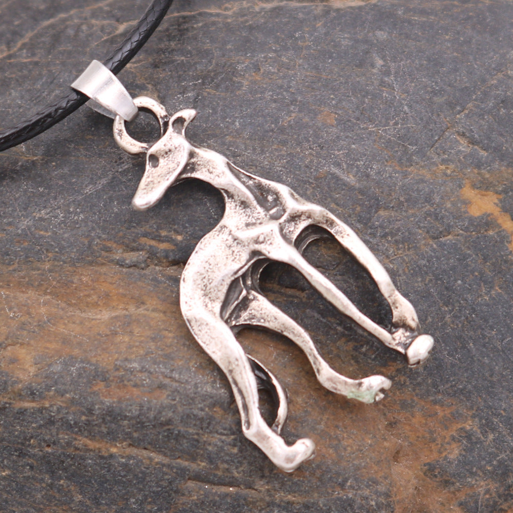 Elk Metal Necklace - European & American Fashion Pendant from Planderful Collection