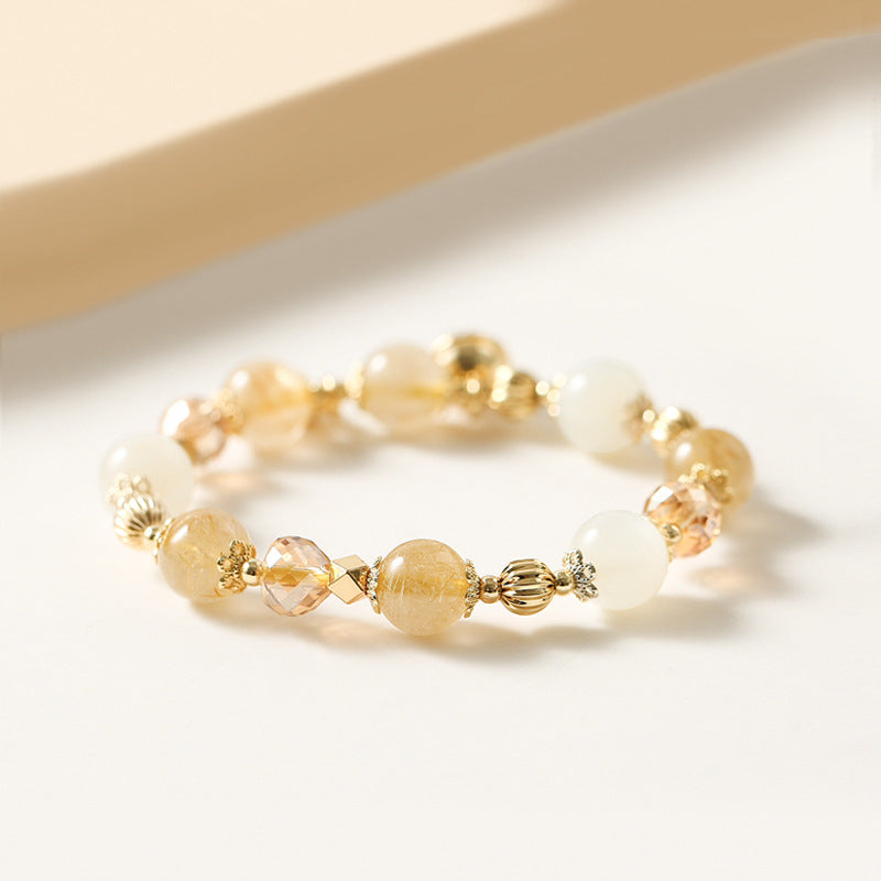 Moonlight Crystal Bracelet from Fortune's Favor Collection - Planderful