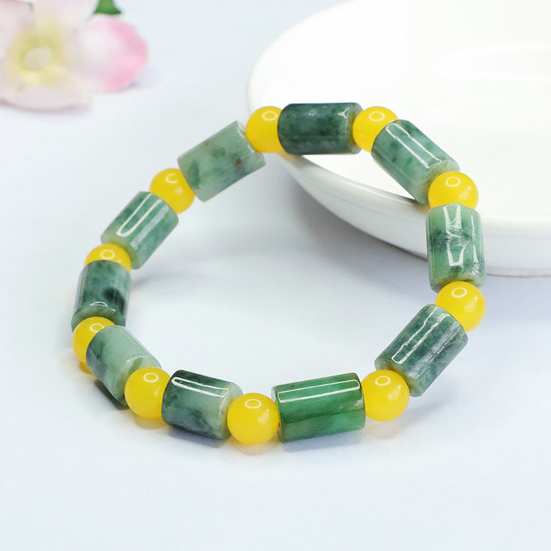 Jade Fortune's Favor Sterling Silver Bracelet