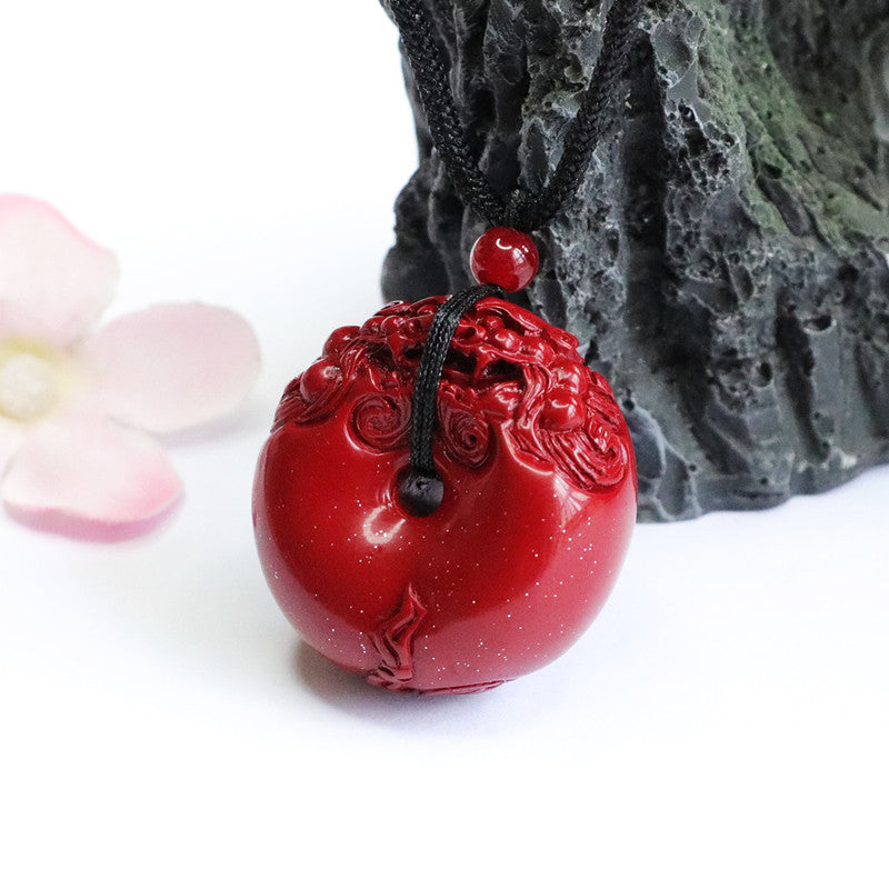 Pixiu Cinnabar Prosperity Pendant