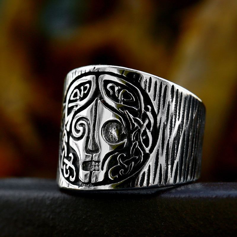 Nordic Viking Celtic Knot Stainless Steel Ring for Men - Titanium Steel Wholesale