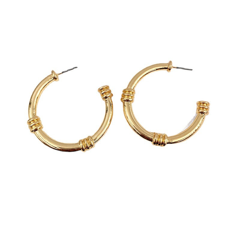 Vienna Verve Geometric Alloy Earrings for Women