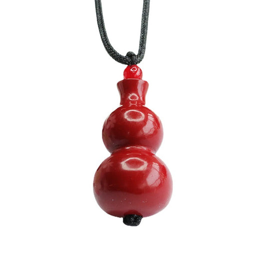 Cinnabar Gourd Pendant: A Divine Symbol of Elegance