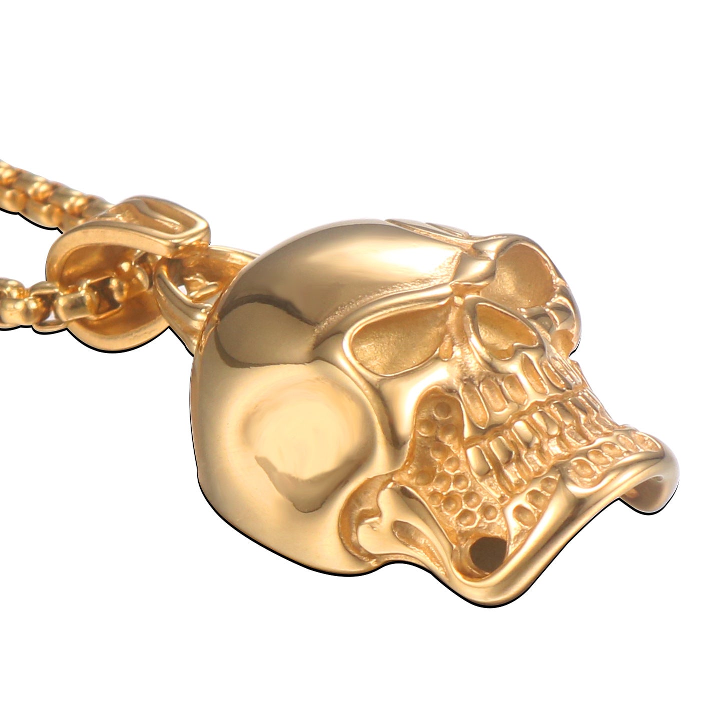 Stylish Retro Totem Skull Pendant in Titanium Steel for Men - Planderful Everyday Genie Collection